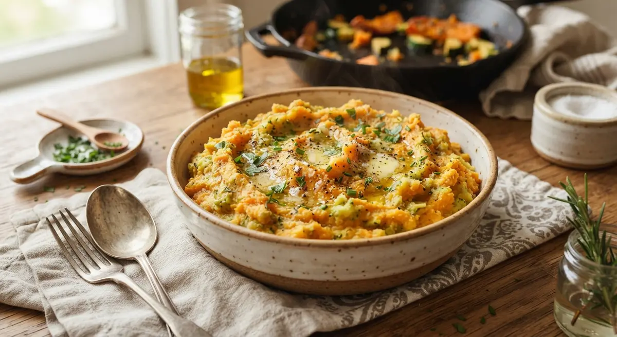 Sweet Potato & Zucchini Mash